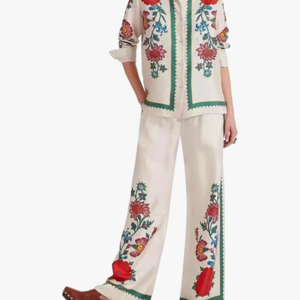 Floral 2 piece pant set
